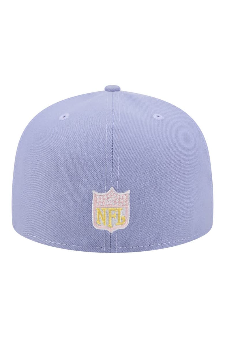 Men's New Era Light Purple San Francisco 49ers Lavender Bloom 59FIFTY Fitted Hat, Alternate, color, Light Purple
