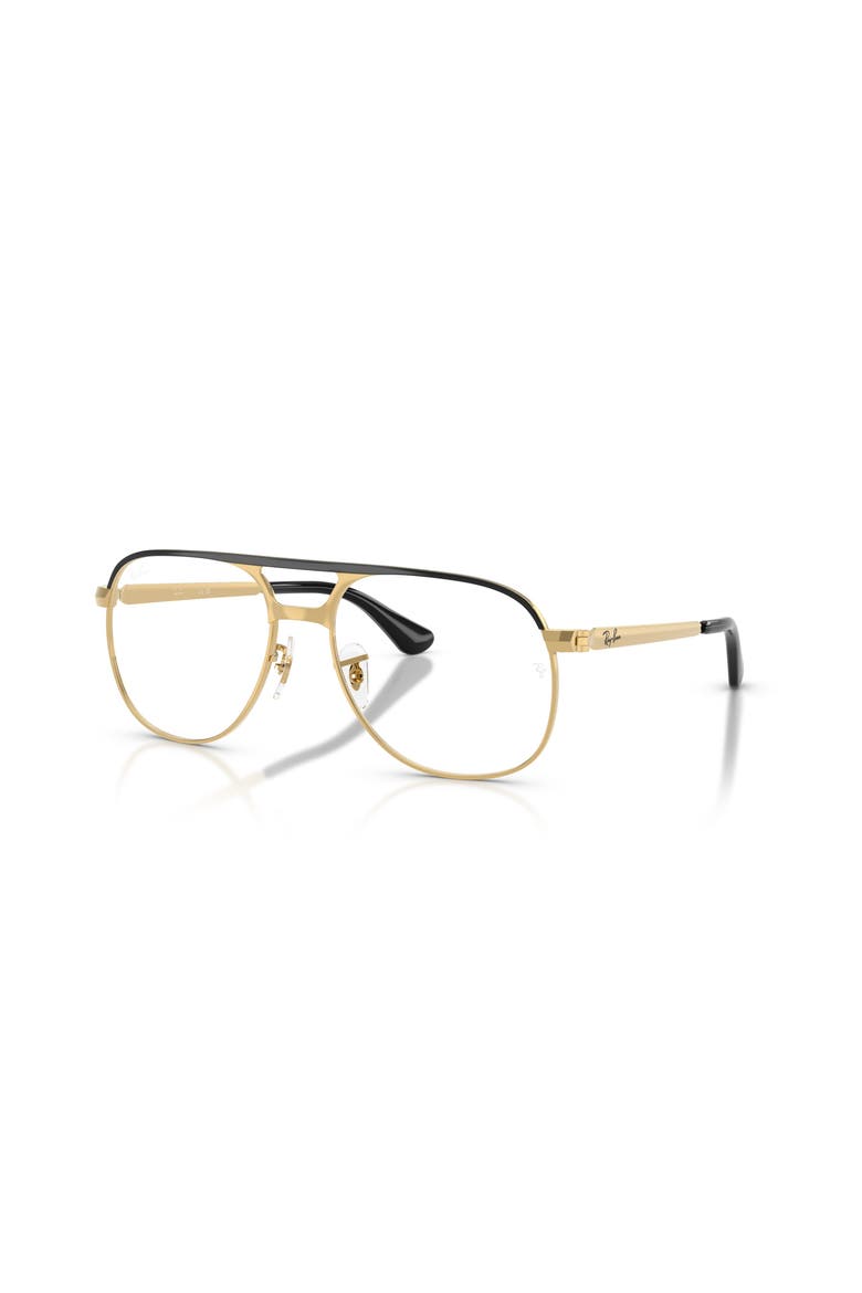 56mm Square optical glasses, Main, color, Black