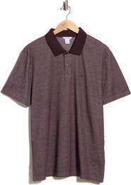 Calvin Klein Birdseye Heather Interlock Polo