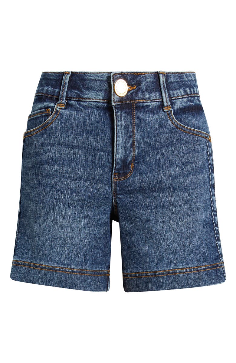 Wit & Wisdom Gracie High Waist Cotton Blend Denim Shorts, Alternate, color,