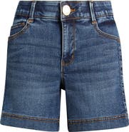 Wit & Wisdom Gracie High Waist Cotton Blend Denim Shorts