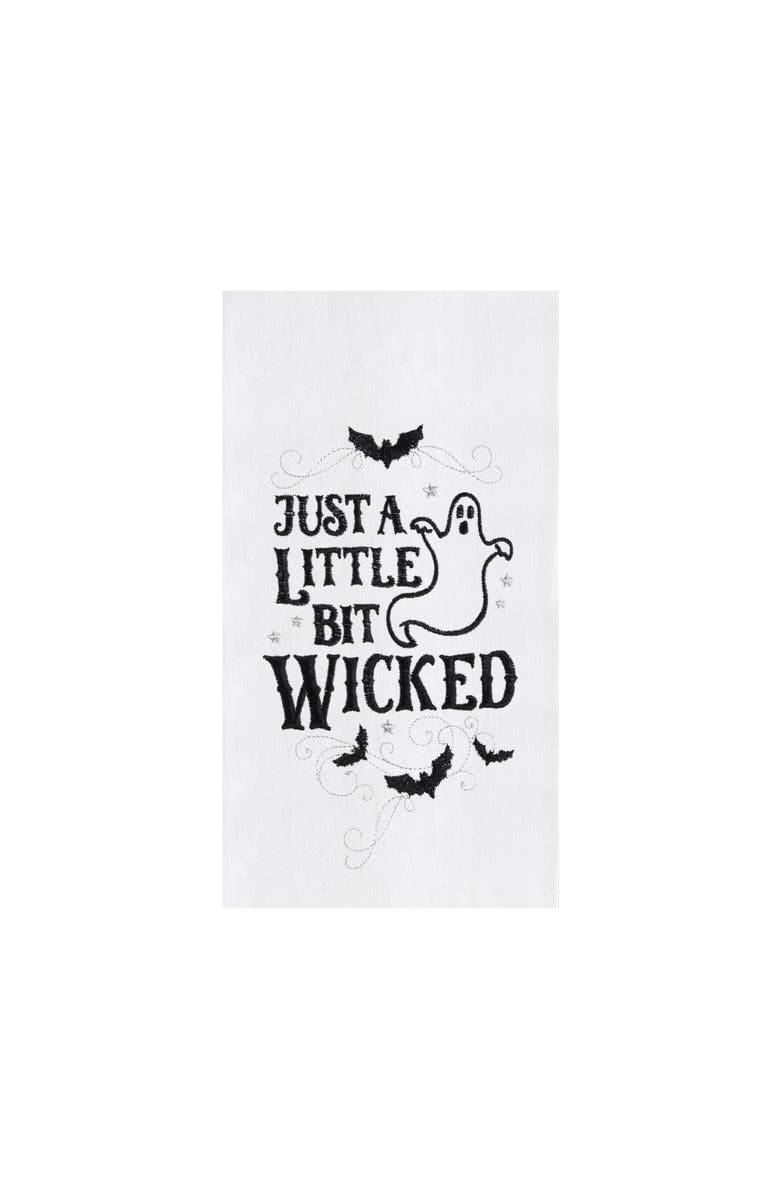 C&F Home Little Bit Wicked Ghost Towel, Main, color, White