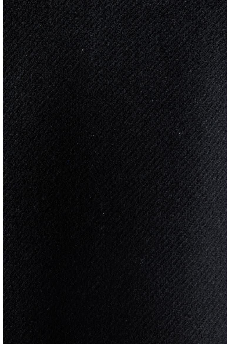 Short Wool Blend Cocoon Coat, Alternate, color, 1000 BLACK
