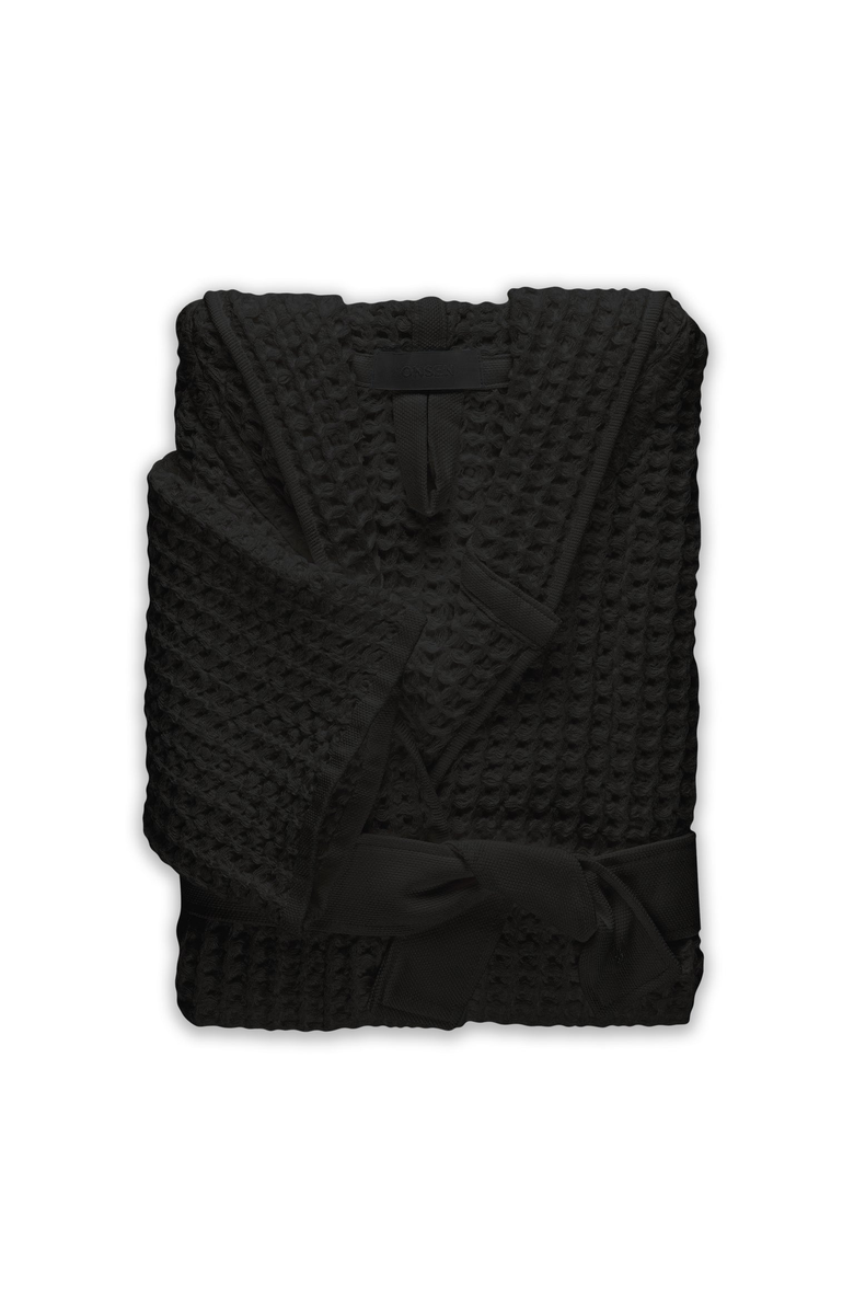 ONSEN Bath Robe, Alternate, color, Black