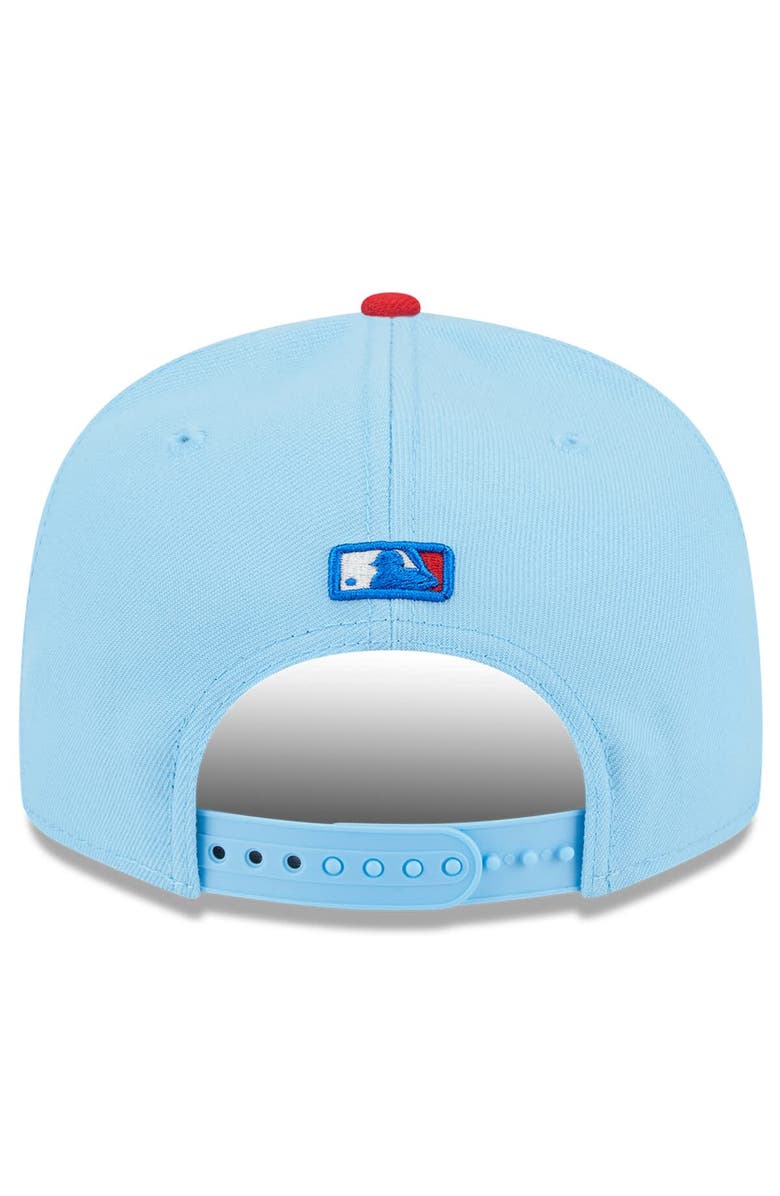 New Era Men's New Era Light Blue/Red San Francisco Giants 2025 Fourth of July 9FIFTY Snapback Hat, Alternate, color, 