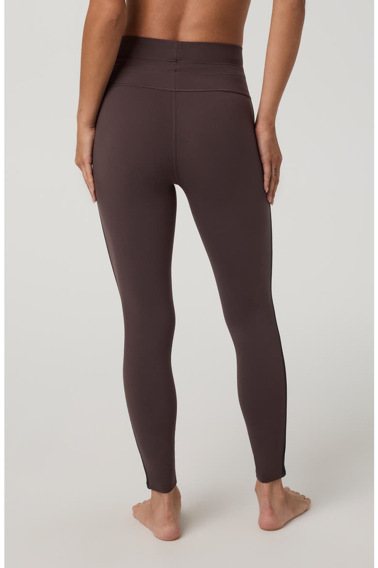 Daily Track High Waist 7/8 Leggings, Alternate, color, FRENCH ROAST
