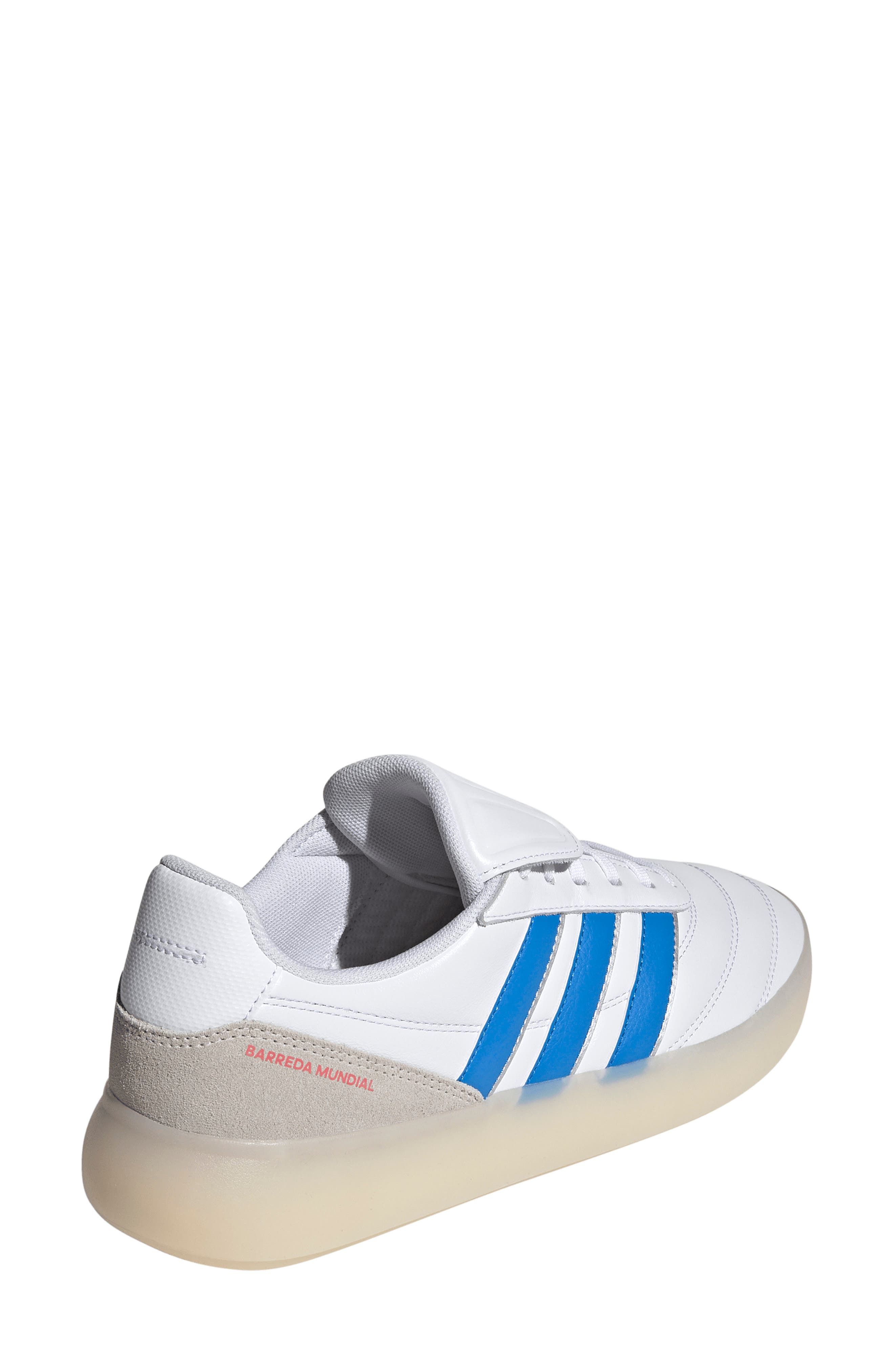 adidas Barreda Mundial Sneaker, Alternate, color, White/ Lucid Ray Blue/ White