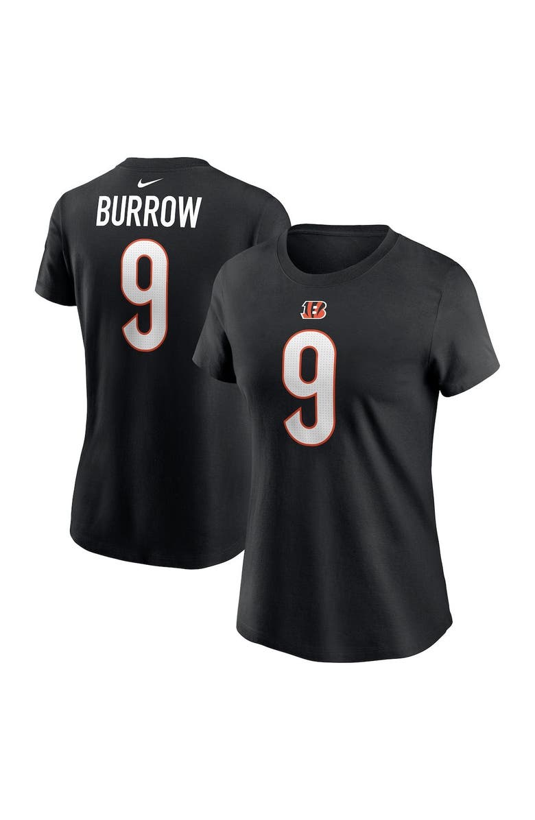 Nike Women's Nike Joe Burrow Black Cincinnati Bengals Player Name & Number T-Shirt, Main, color, Black