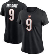 Nike Women's Nike Joe Burrow Black Cincinnati Bengals Player Name & Number T-Shirt