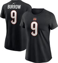 Nike Women's Nike Joe Burrow Black Cincinnati Bengals Player Name & Number T-Shirt