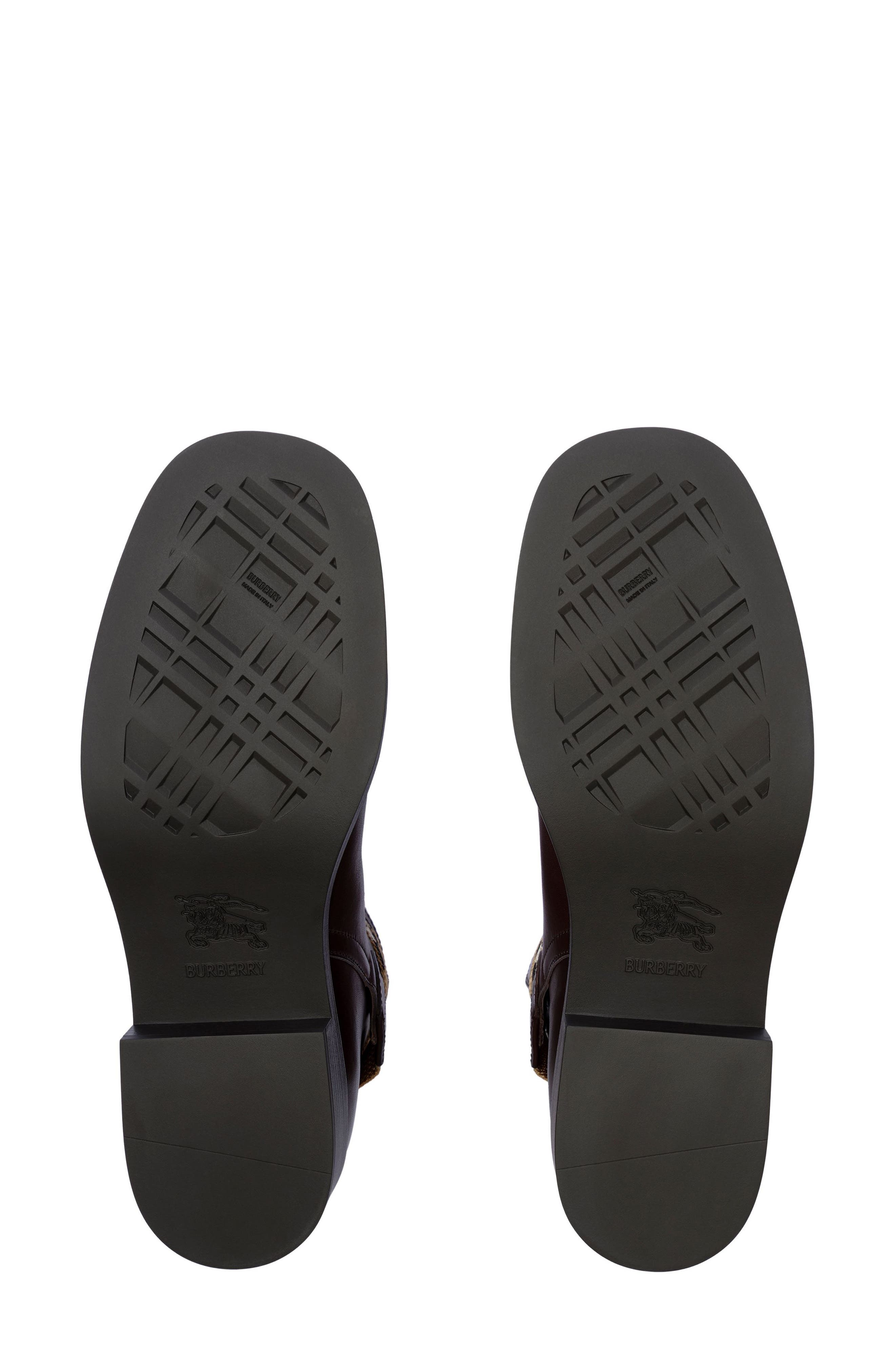Burberry Huntley Belted Bootie, Alternate, color, Treacle Brown
