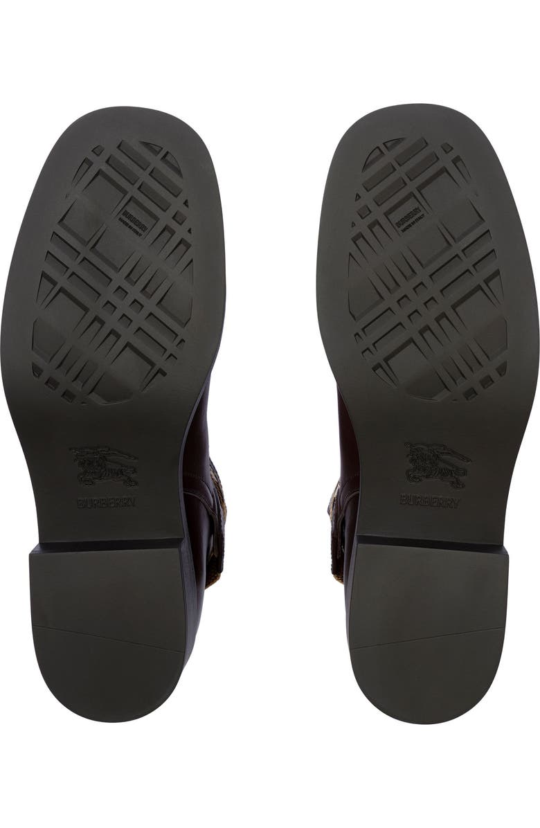 Burberry Huntley Belted Bootie, Alternate, color, Treacle Brown