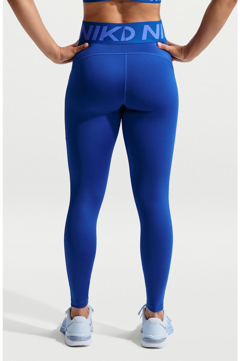 Pro Sculpt High-Waisted Pocket 7/8 Leggings, Alternate, color, 417 OLD ROYAL/WHITE