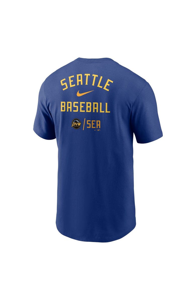 Nike Men's Nike  Royal Seattle Mariners City Connect Double T-Shirt, Alternate, color, 