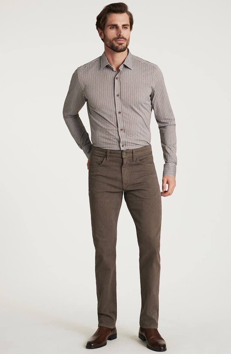 34 Heritage Courage Straight Leg 5-Pocket Pants, Alternate, color, Coffee Diagonal