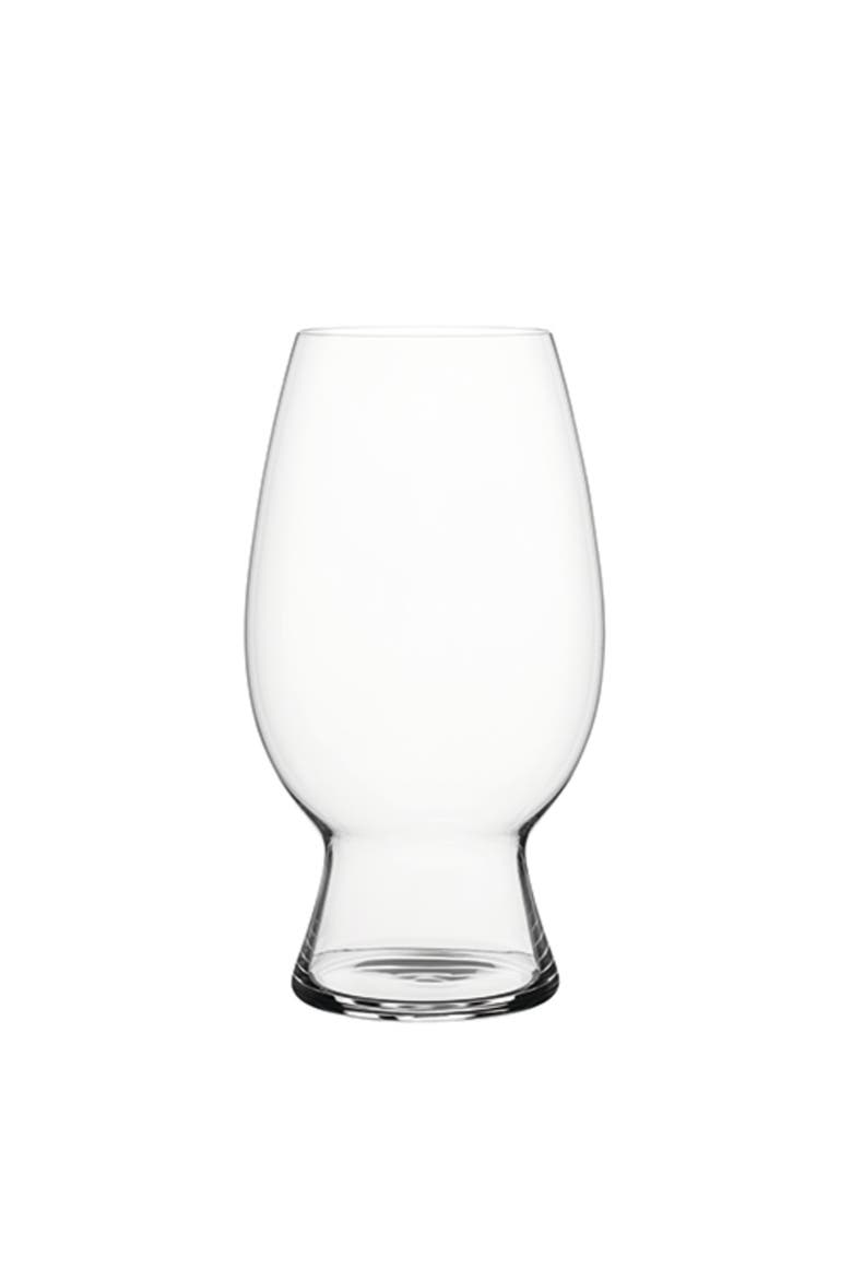American Wheat Beer Glass, Alternate, color, Clear
