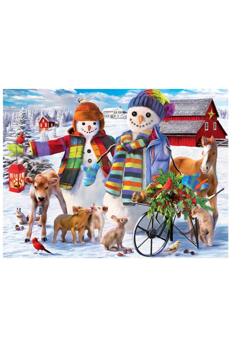 Snow Family McDonald 300pc Jigsaw Puzzle, Alternate, color, Multicolor