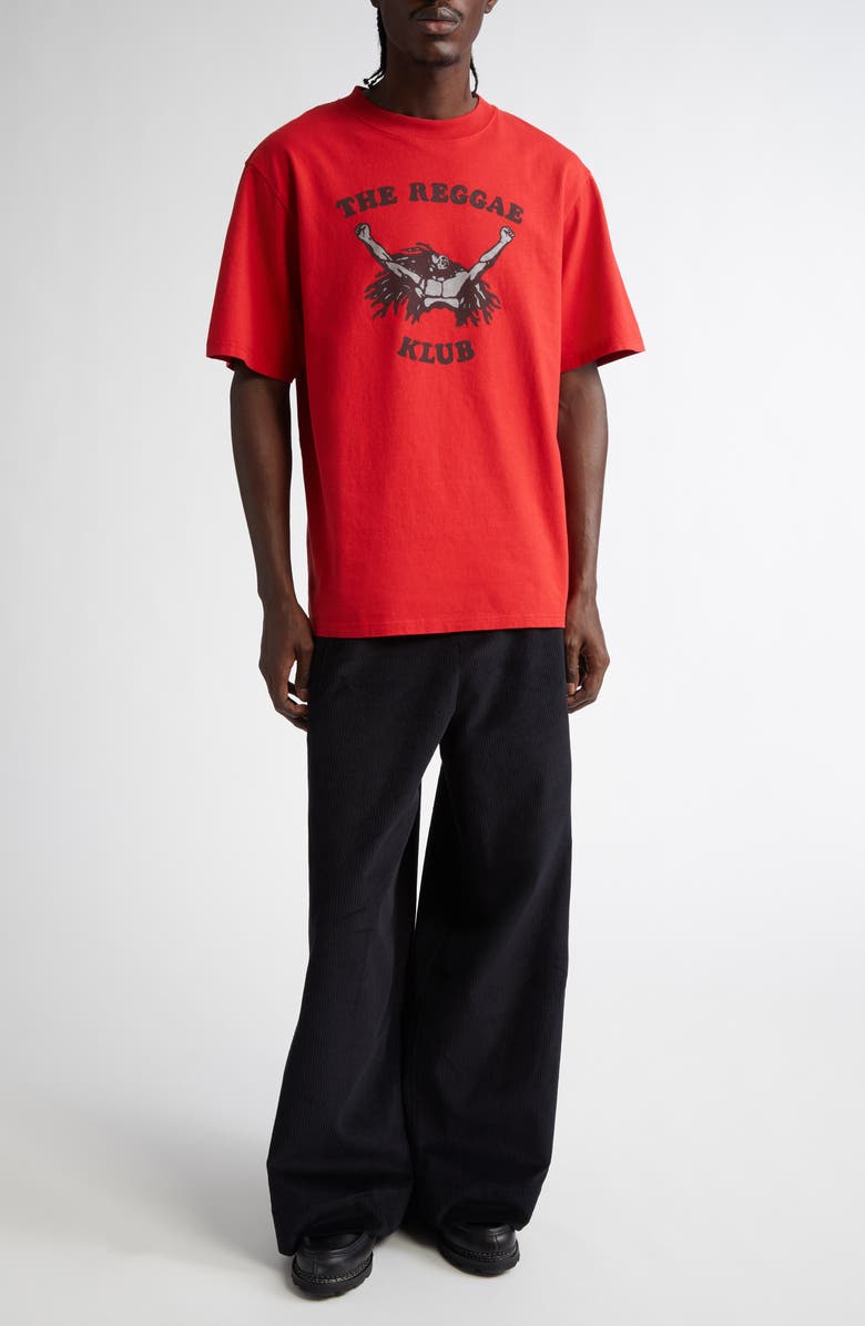 Nicholas Daley Wide Leg Corduroy Trousers, Alternate, color,