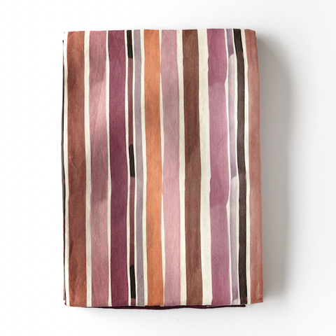 Round Lisbon Stripe Tablecloth