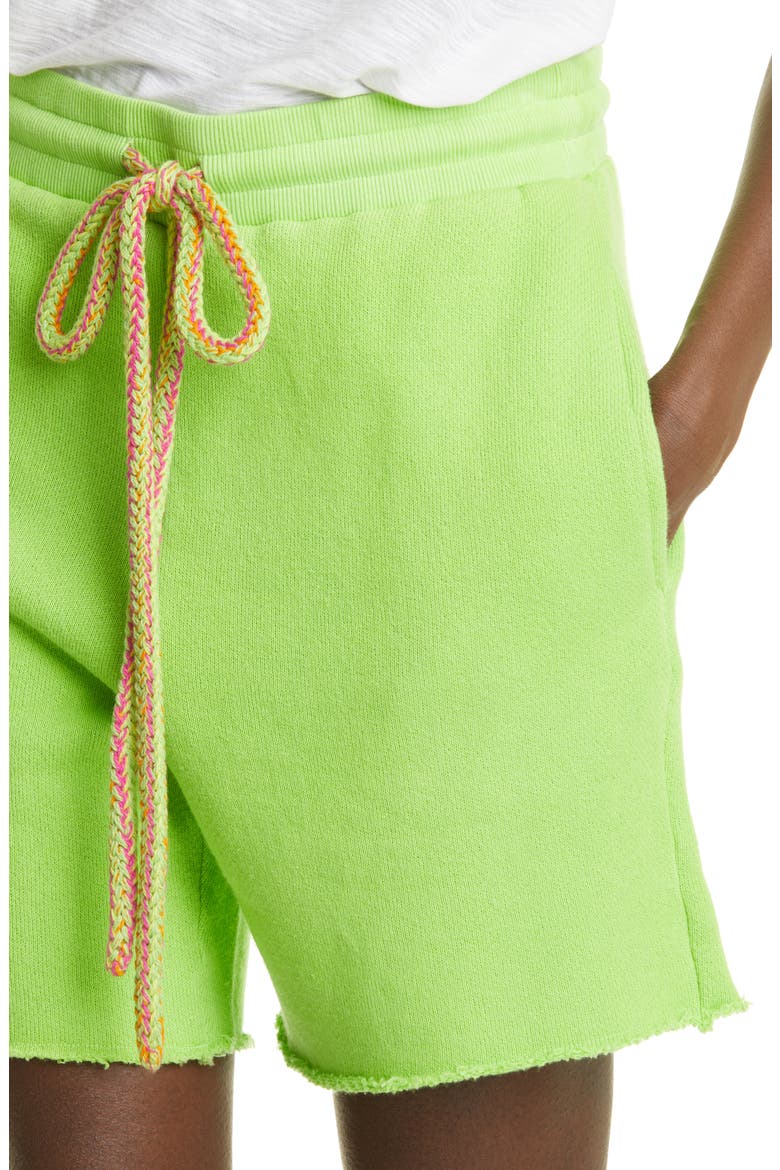 Overdye Cotton Blend Terry Shorts, Alternate, color, CATERPILLAR