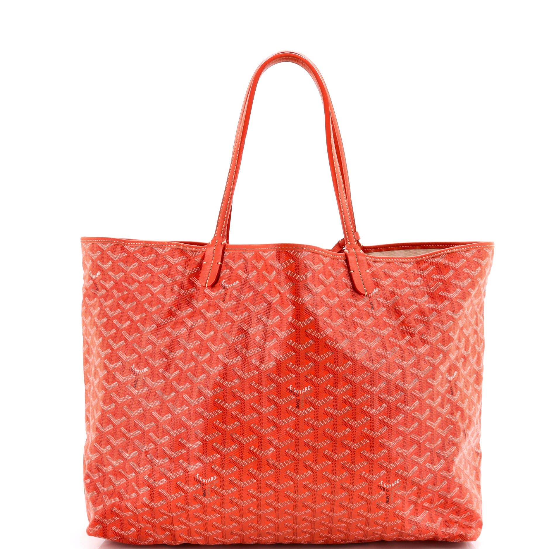 Pre-Owned Goyard Saint Louis Tote Coated Canvas GM, Main, color, 