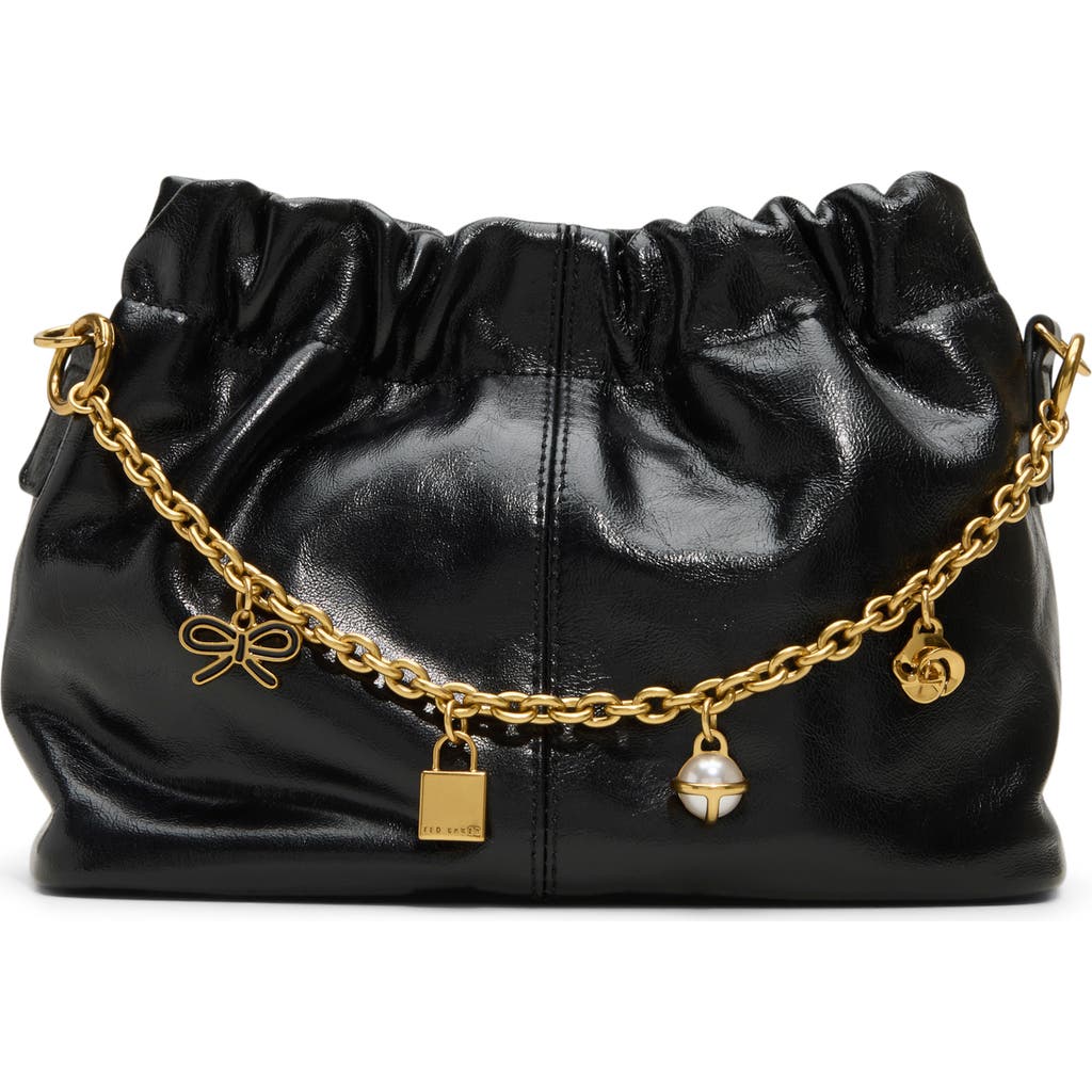 Ted Baker London Essie Leather Charm Bag In Black