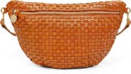 Clare V. Grande Woven Leather Belt Bag