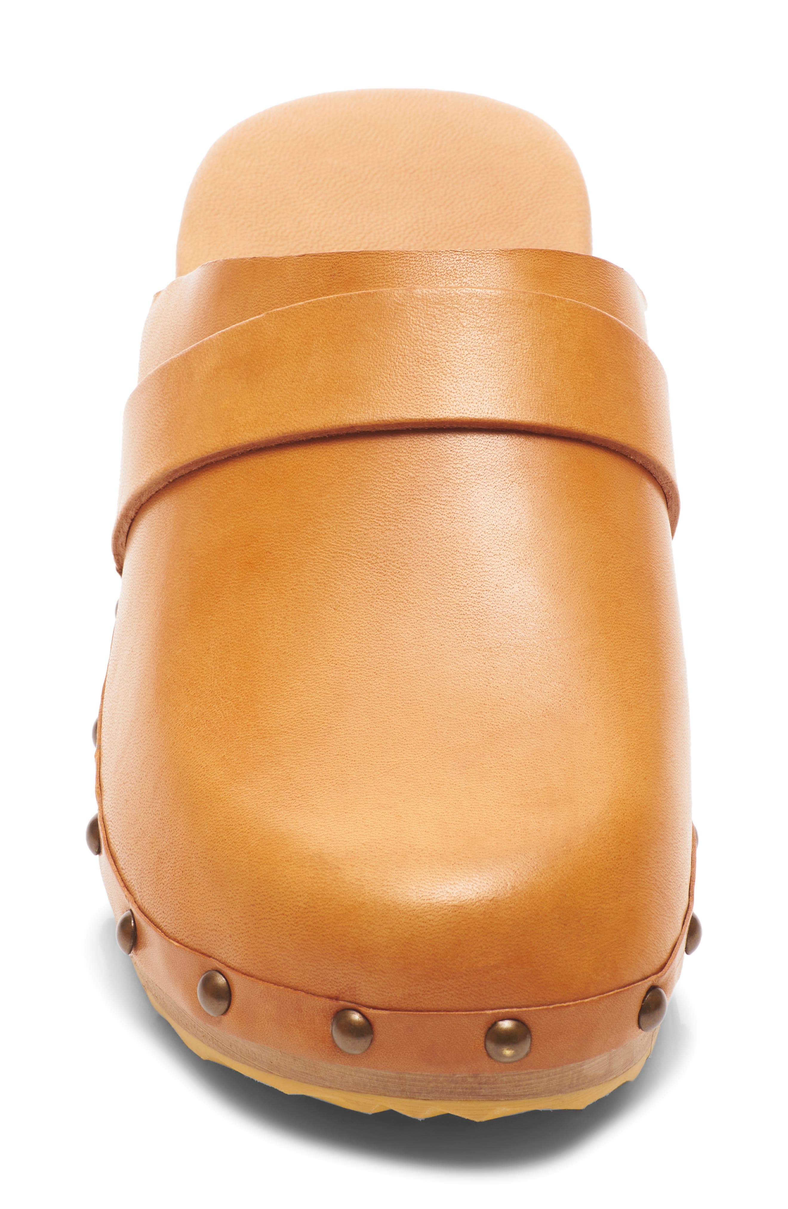 Callum Clog, Alternate, color, LIGHT HONEY LEATHER