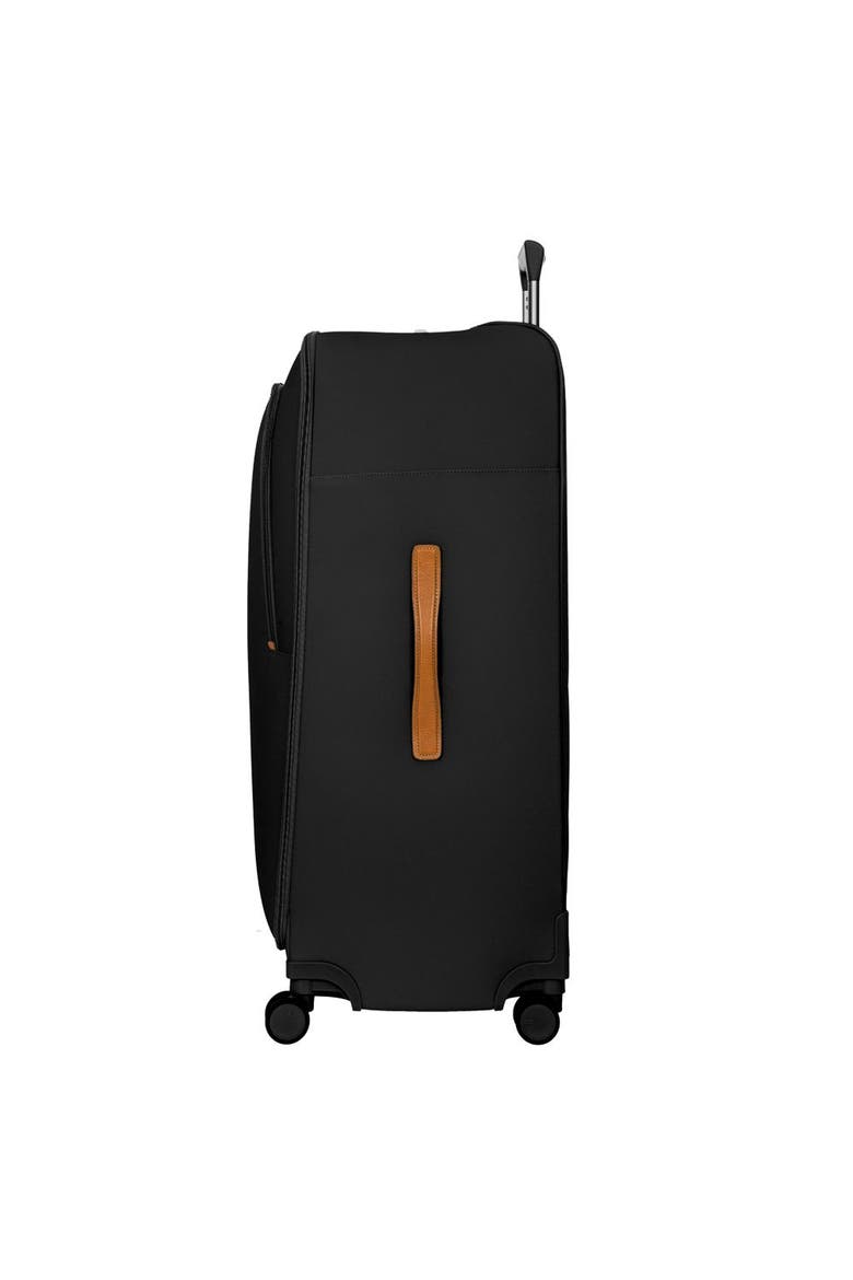 Firenze Softside 32" X-Large Checked Compound Spinner Luggage, Alternate, color, Black
