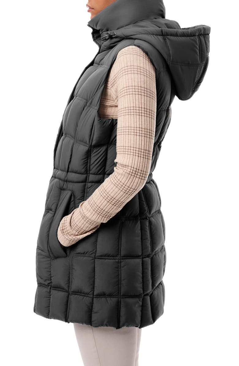 Bernardo Hooded Puffer Vest, Alternate, color, 