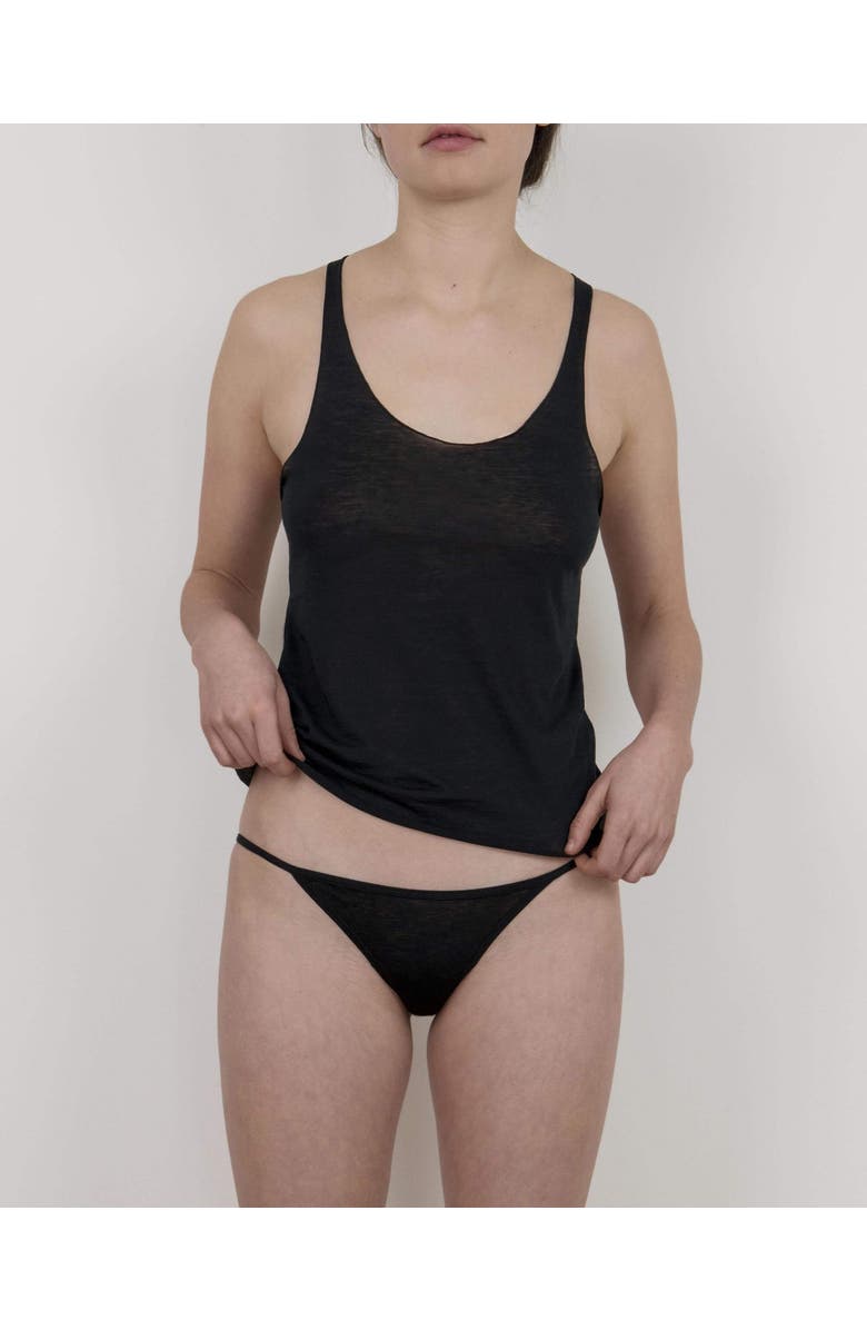 ODDOBODY Organic Cotton Roller Tank, Alternate, color, Midnight