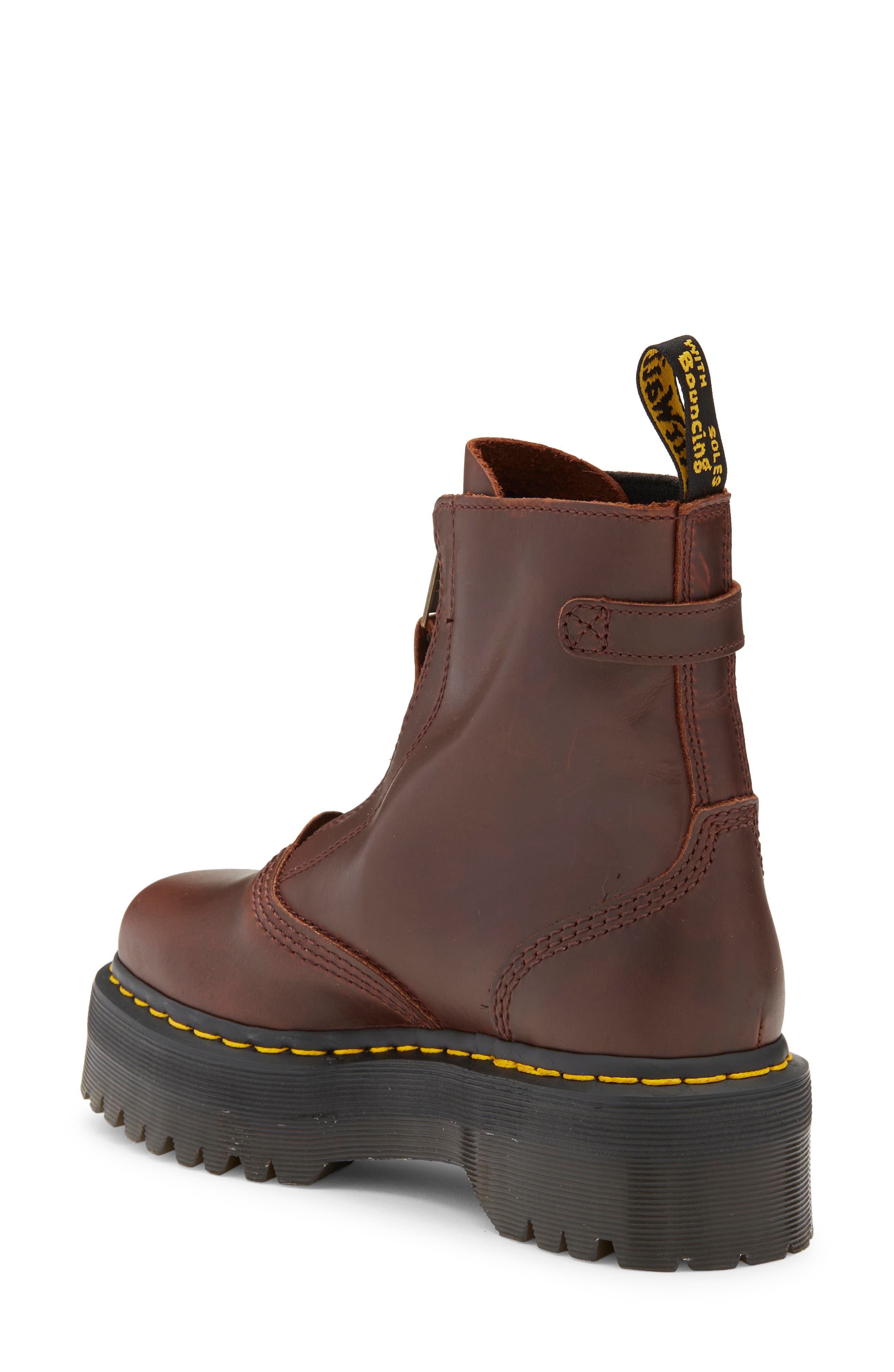 Dr. Martens Jetta Zip Platform Boot, Alternate, color, 