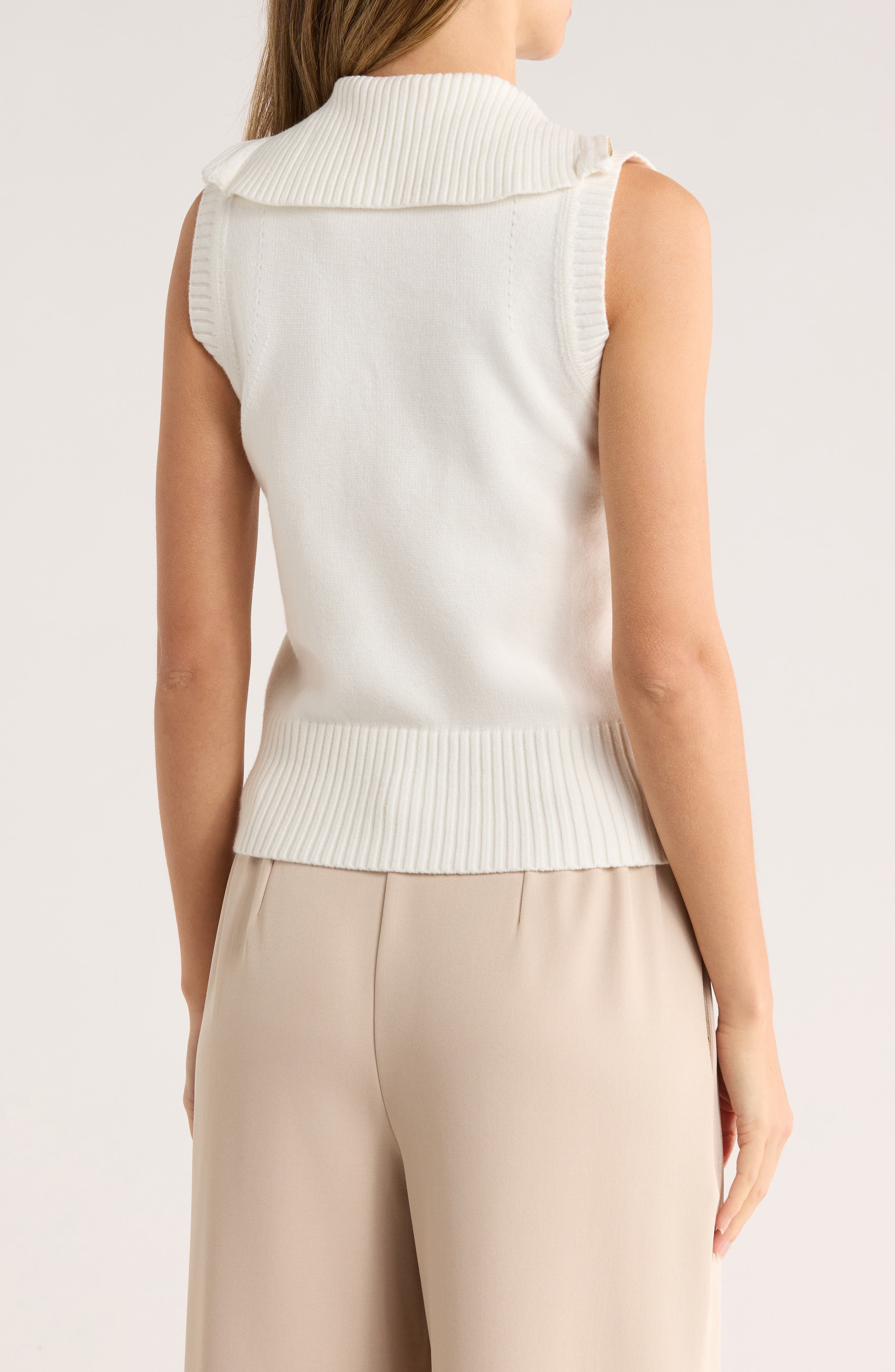 Johanna Sleeveless Zip Front Top - image 4