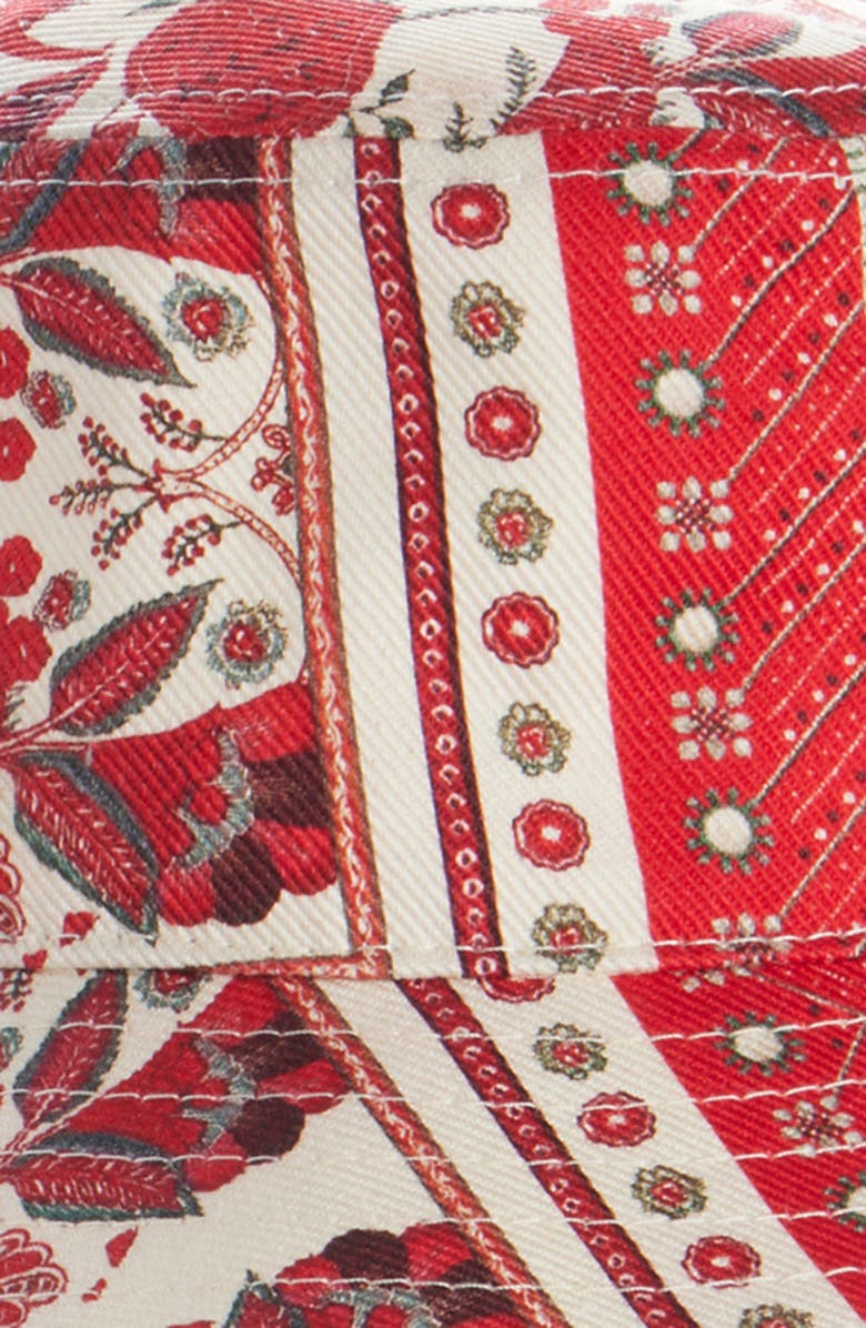 Isabel Marant Delya Pasiley Print Bucket Hat, Alternate, color,