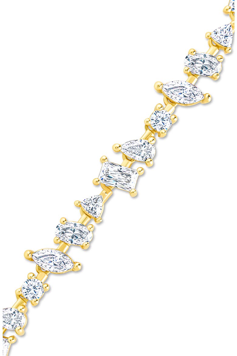 Ellery Cubic Zirconia Tennis Bracelet, Alternate, color, GOLD
