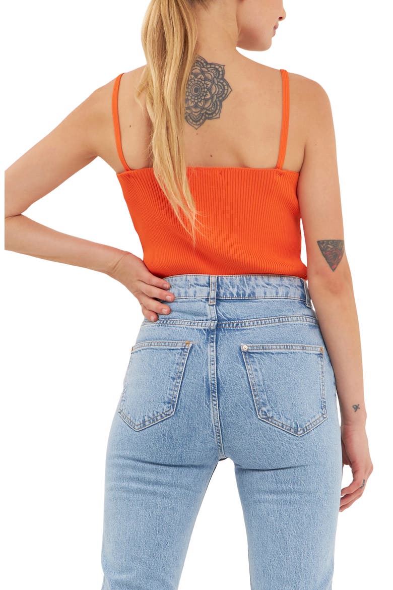 Classic Everyday Rib Tank, Alternate, color, ORANGE