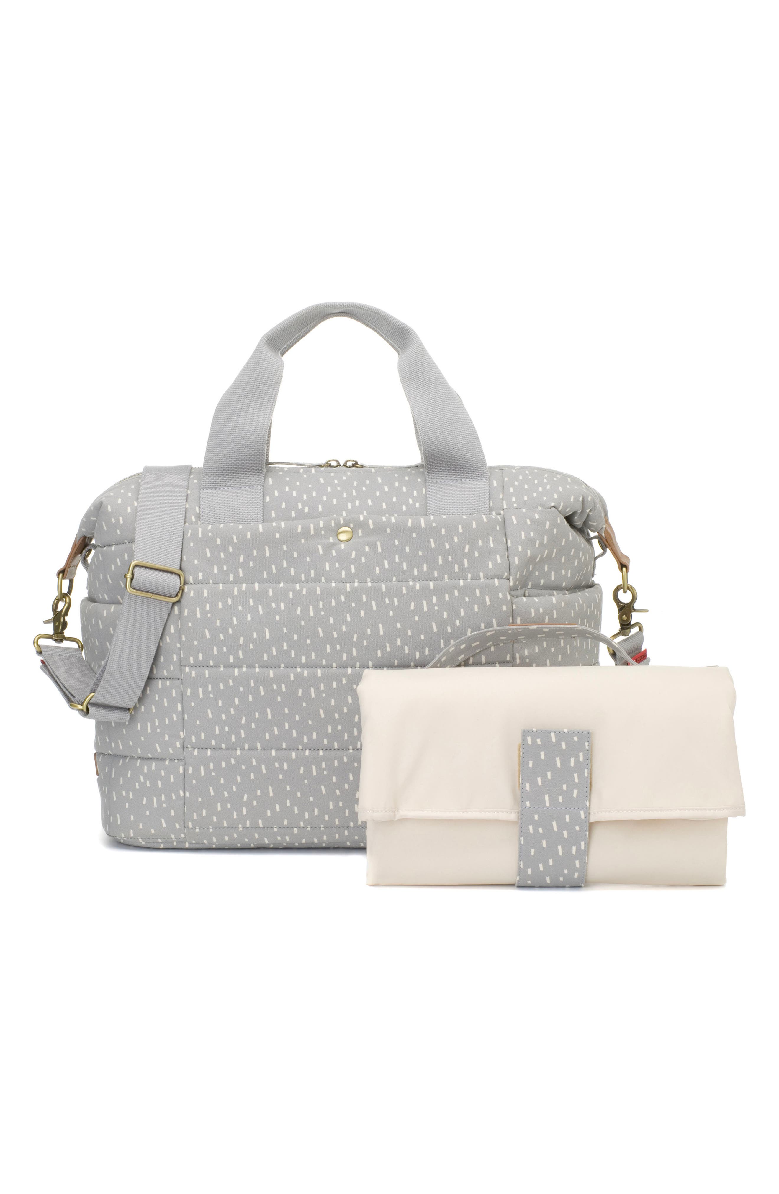 Storksak Organic Cotton Diaper Tote, Alternate, color, 