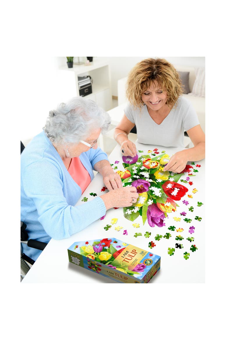 TULIP 350 Piece Jigsaw Puzzle, Alternate, color, Multicolored