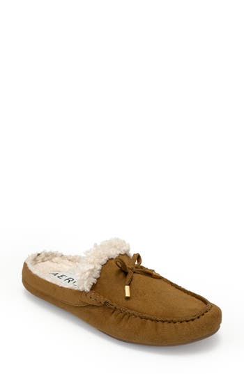 Aerosoles Dafina Faux Fur Mule In Brown