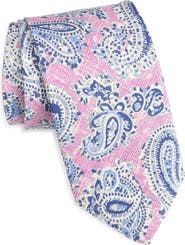 David Donahue Paisley Silk Tie