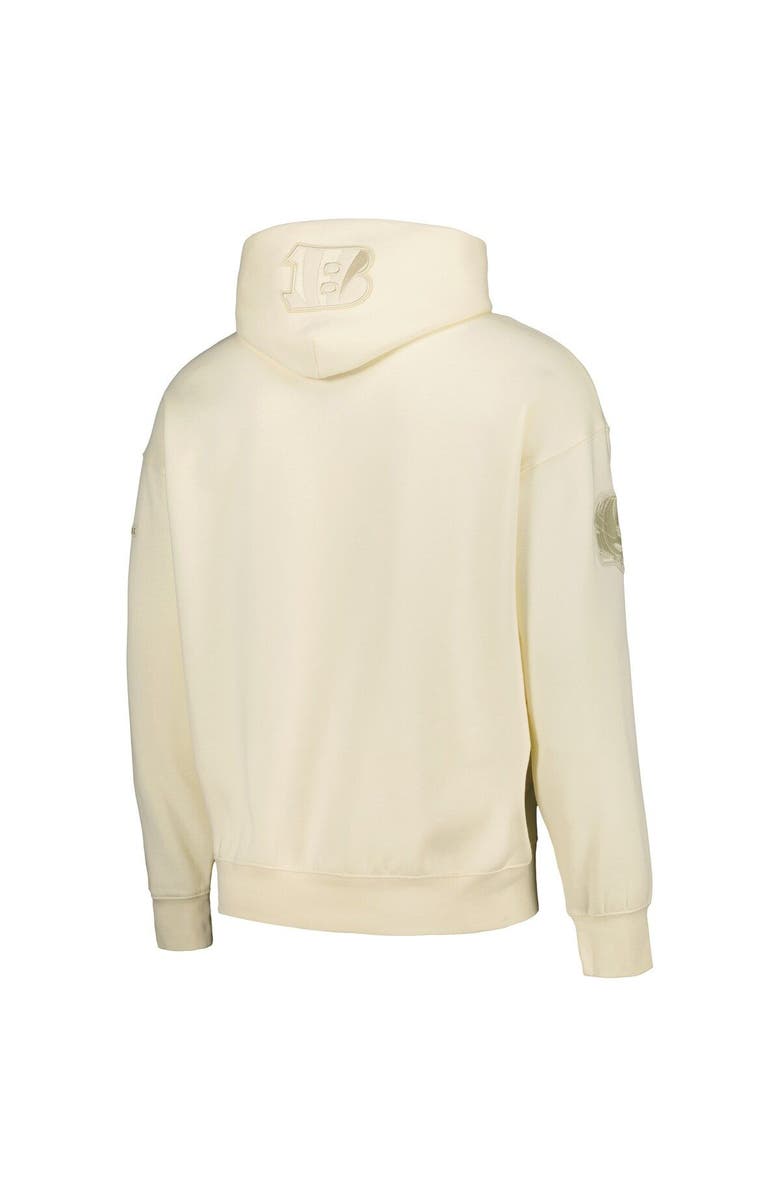 PRO STANDARD Men's Pro Standard Joe Burrow Cream Cincinnati Bengals Player Name & Number Pullover Hoodie, Alternate, color, Cream