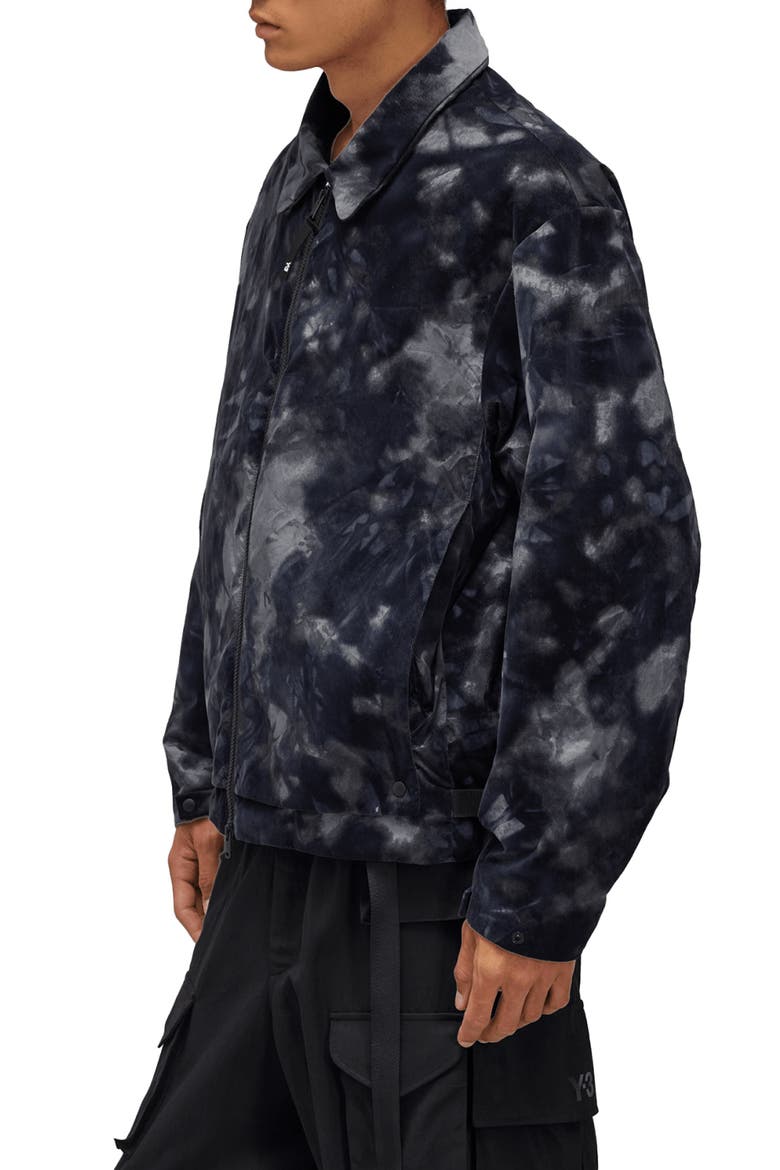 Tie Dye Allover Print Flock Liner Jacket, Alternate, color, MULTICOLOUR