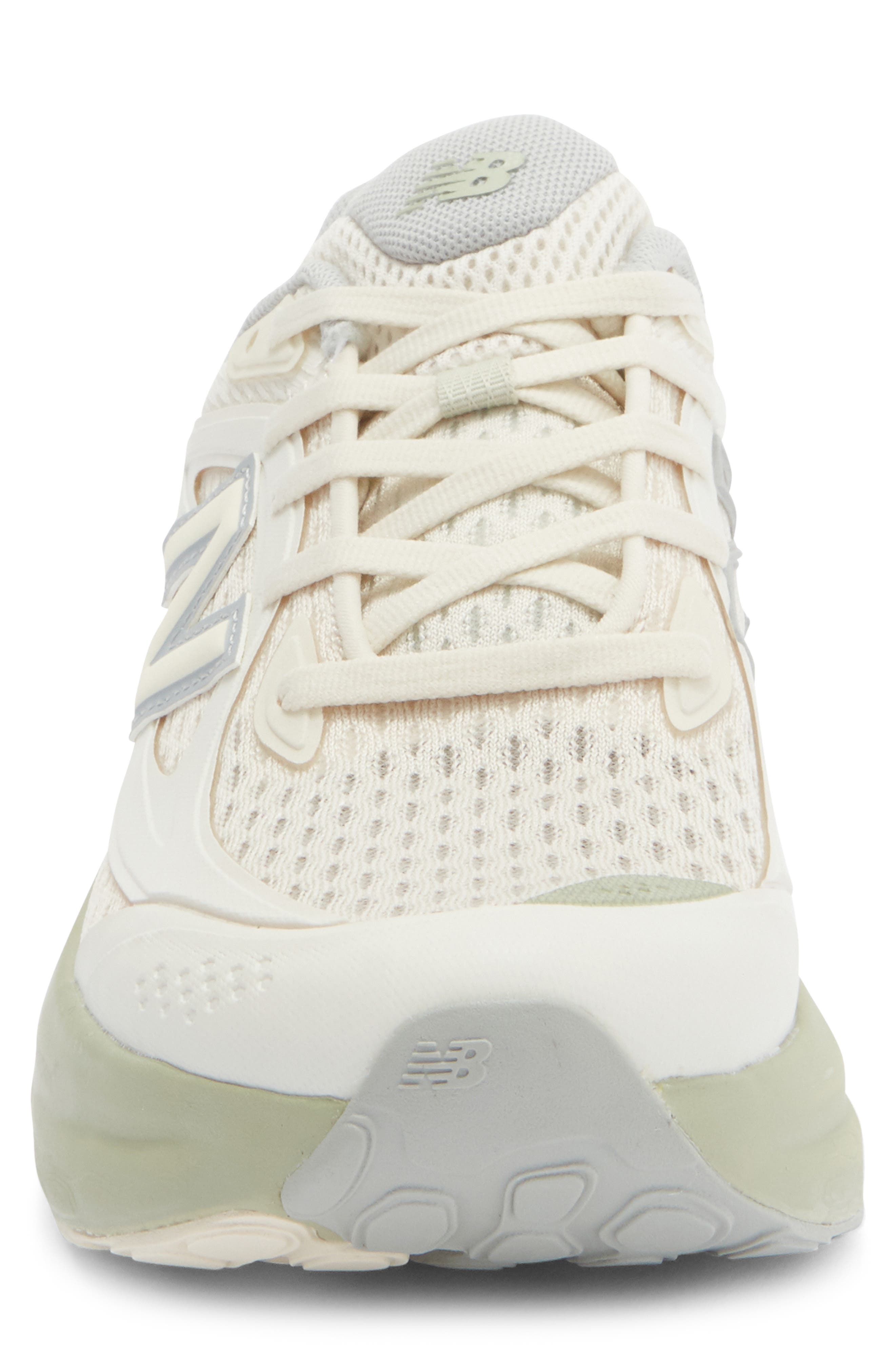 New Balance Gender Inclusive Fresh Foam Trainer Sneaker, Alternate, color, Linen/ Olivine