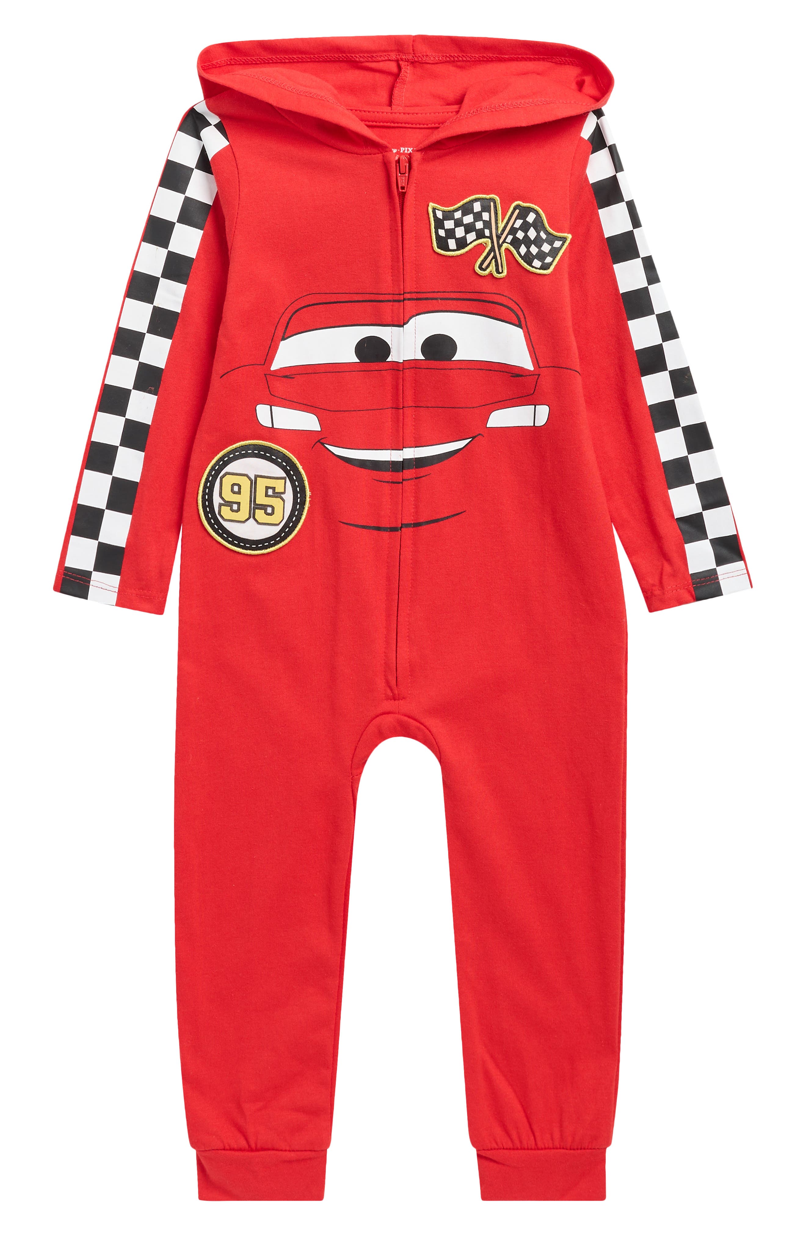Happy Threads Pixar Cars Hooded Romper