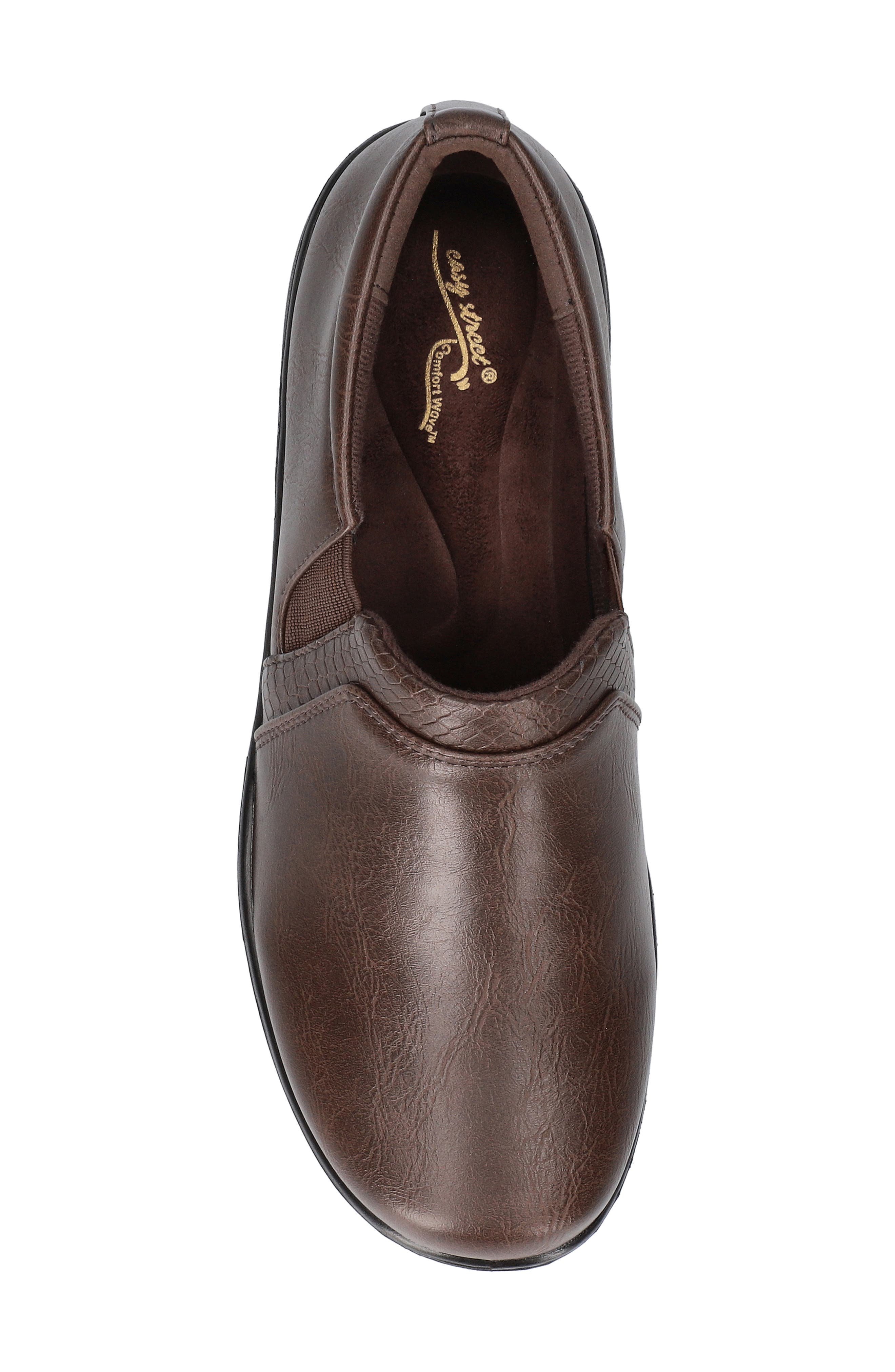 Moira Faux Leather Slip-On, Alternate, color, BROWN SNAKE