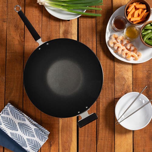 Joyce Chen Professional Series Nonstick 14" Wok Bundle, 5 Piece In Multi