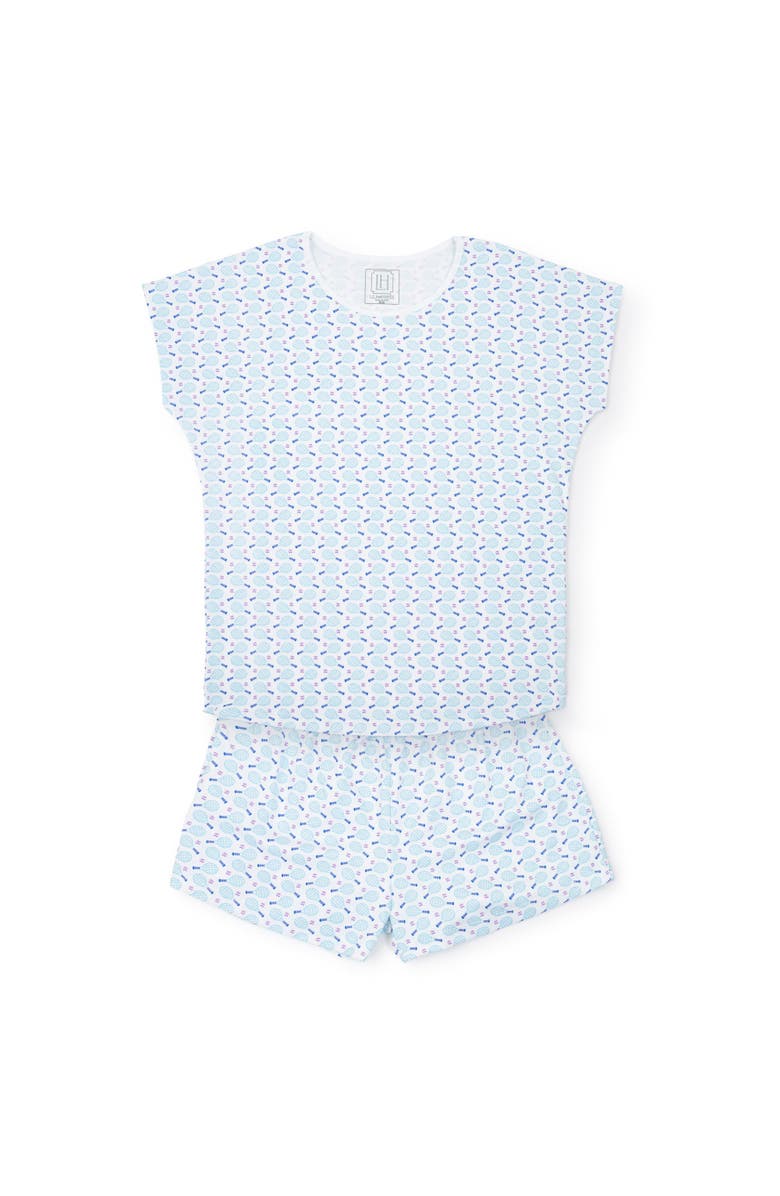 Lila and Hayes Riley Women's Pajama Short Set, Main, color, Tennis Match Pink