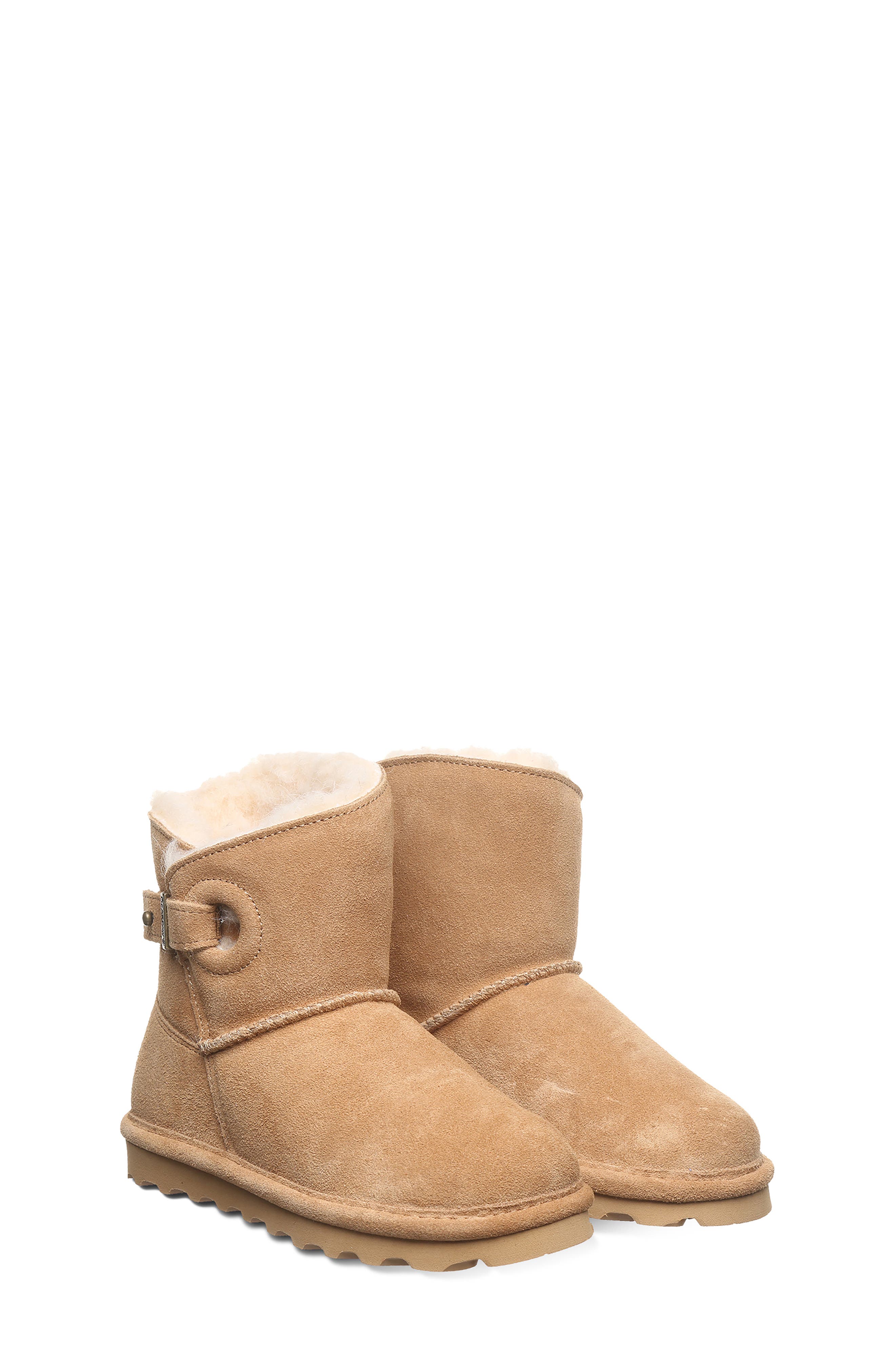 BEARPAW Kids' Isabelle Faux Shearling Lined Boot, Alternate, color, Iced Coffee