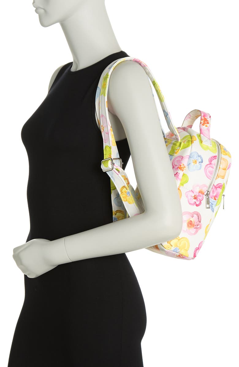 Madden Girl Faux Leather Print Backpack, Alternate, color,