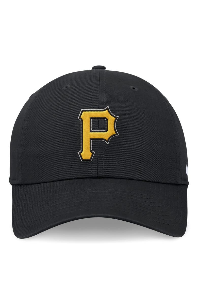 Nike Men's Nike Black Pittsburgh Pirates Evergreen Club Adjustable Hat, Alternate, color, 